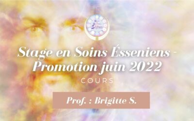 Protégé : Stage en Soins Esséniens – Promotion juin 2022 – Prof. Brigitte S.