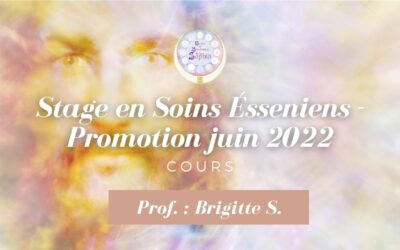 Protégé : Stage en Soins Esséniens – Promotion juin 2022 – Prof. Brigitte S.