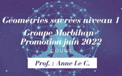 Protégé : Géométrie Sacrées niveau 1 – Groupe Morbihan – Promotion juin 2022 – Prof. : Anne Le C.